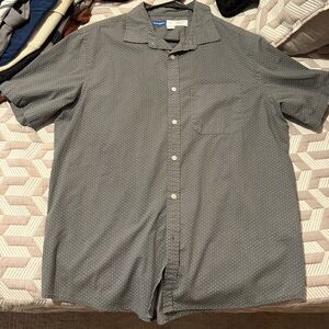 Old Navy Gray Men's Casual Button-Down Shirt